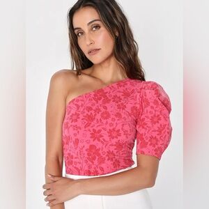 Free People Something Bout You Bodysuit One Shoulder Top